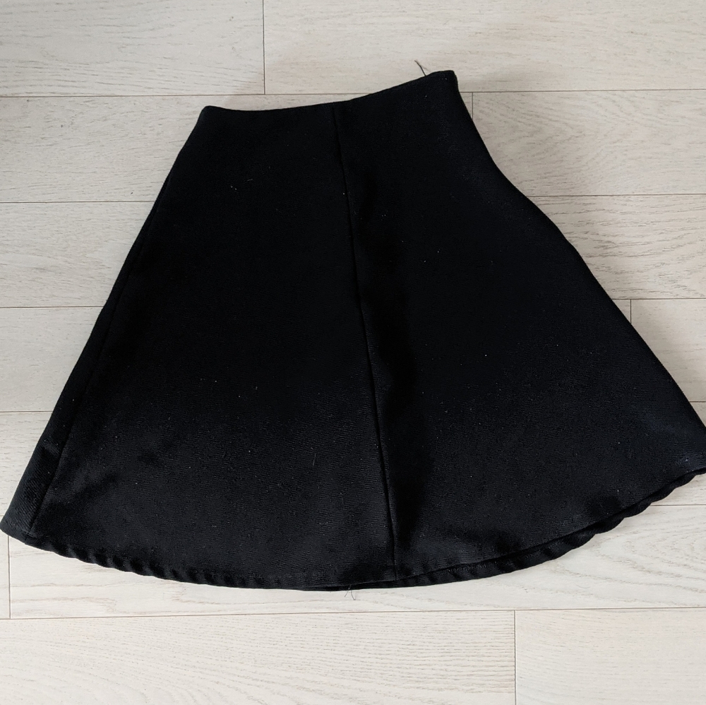H&M black Midi skirt